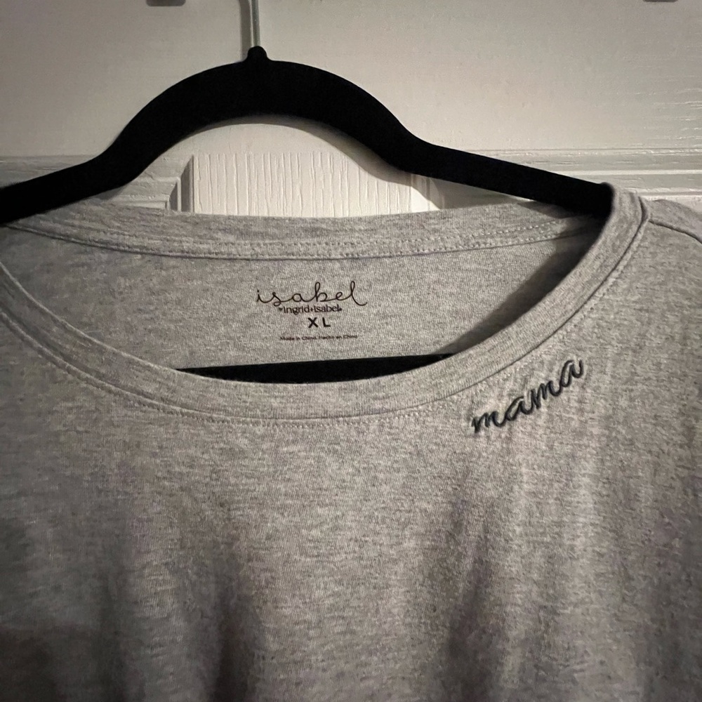 Isabel Maternity Gray 'Mama' T-Shirt